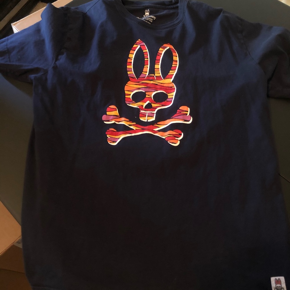 Psycho Bunny XL graphic t